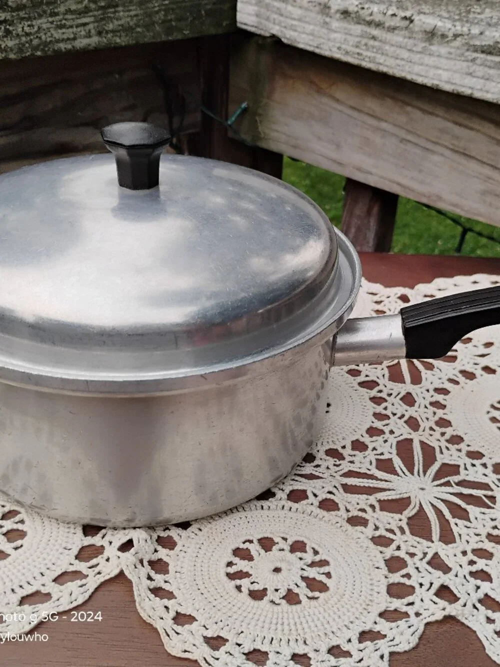 vintage Vita Craft anodized heavy gauge aluminum 1-quart sauce pan matching lid